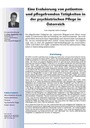 Eine Evaluierung von patientenund pflegefremden Tätigkeiten in der psychiatrischen Pflege in Österreich