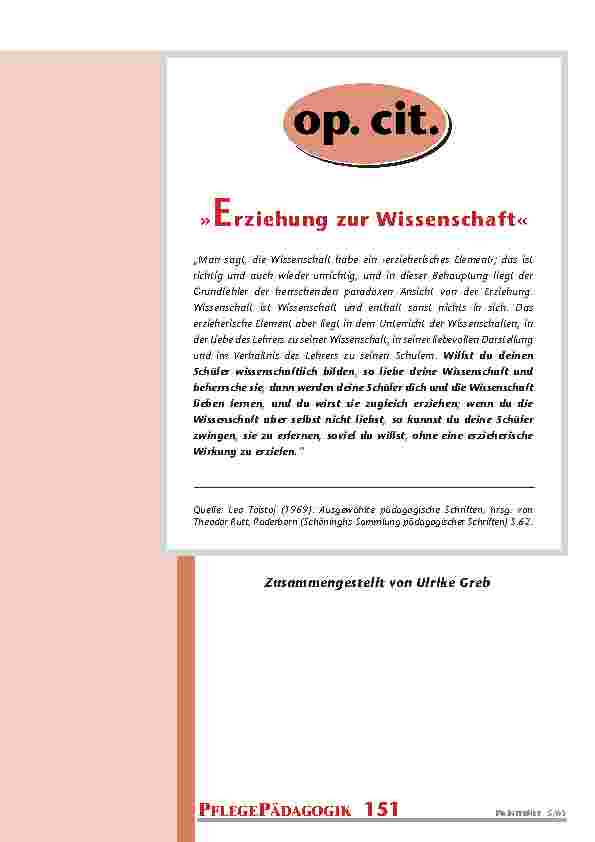 Wissensgesellschaft undberufliche Bildungin den BerufsfeldernGesundheit und Pflege