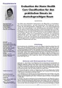 Evaluation der Home HealthCare Classification für denpraktischen Einsatz imdeutschsprachigen Raum