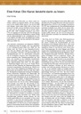Eine Krise: Die Kunst besteht darin zu lesen.