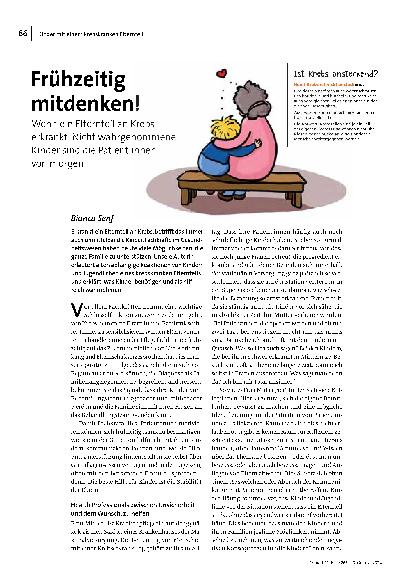 Frühzeitig mitdenken! Wenn ein Elternteil an Krebs erkrankt: Nicht wahrgenommene Kinder sind die Patient:innen von morgen