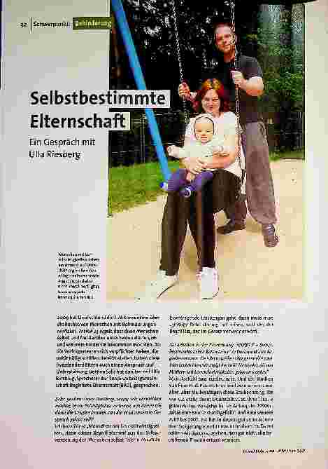 Selbstbestimmte Elternschaft