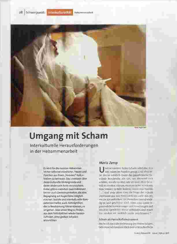 Umgang mit Scham