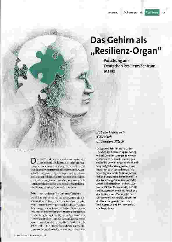 Das Gehirn als „Resilienz-Organ