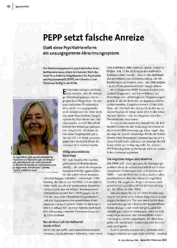 PEPP setzt falsche Anreize