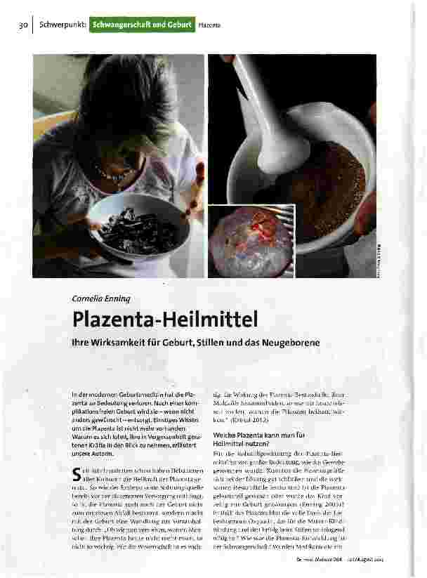 Plazenta-Heilmittel