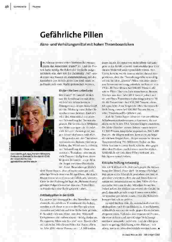 Gefährliche Pillen