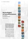 Nachhaltigkeit im Gesundheitswesen