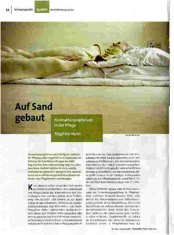 Auf Sand gebaut