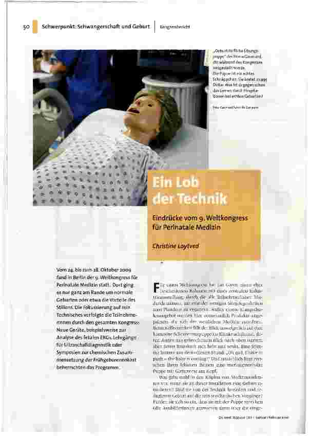 Ein Lob der Technik