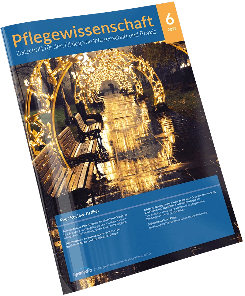 Zeitschrift Pflegewissenschaft Online