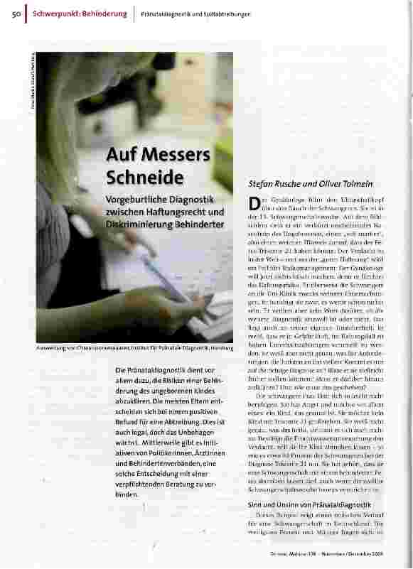 Auf Messers Schneide