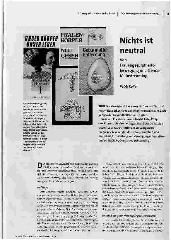Nichts ist neutral