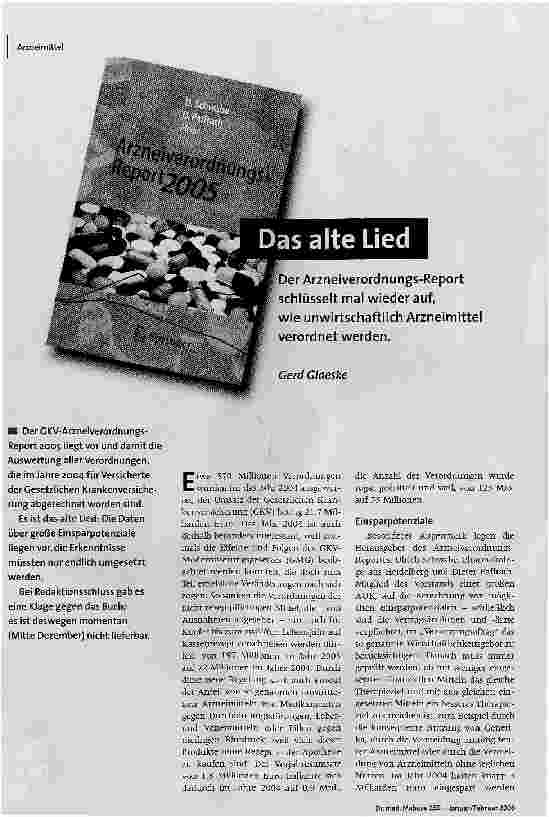 Das alte Lied