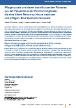 Pflegeauszeit und deren beeinflussenden Faktoren aus der Perspektive der Familienmitglieder, die eine ältere Person zu Hause betreuen und pflegen: Eine Querschnittsstudie