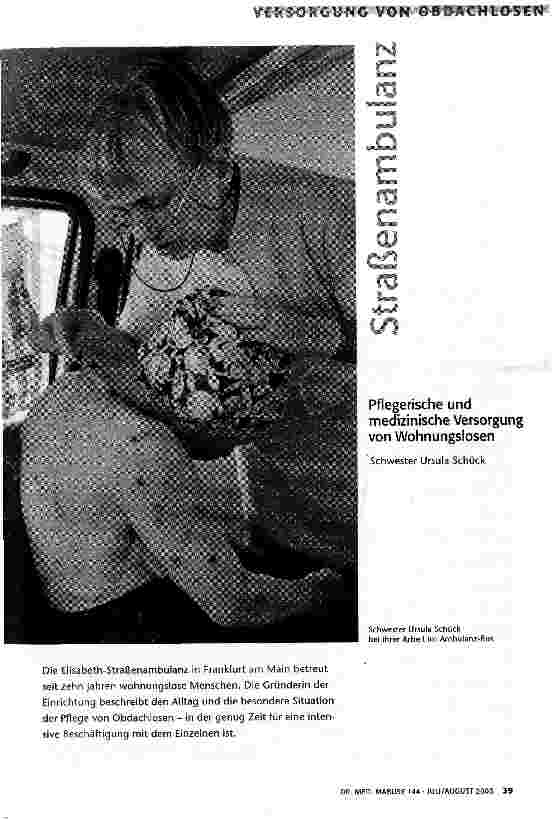 Straßenambulanz