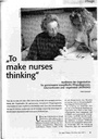 To make nurses thinking Konferenz der Organisation für gemeinsame europäische Pflegediagnosen, -interventionen und -ergebnisse (ACENDIO)