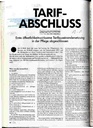 Tarifabschluß 1. öffentlichwirksame Tarifauseinandersetzung in der Pflege
