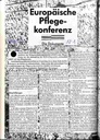 Europäische Pfelegekonferenz Die Dokumente